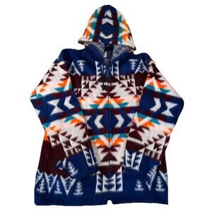 All Indians Native Wear Wool Aztec Native American Men’s Jacket Size L